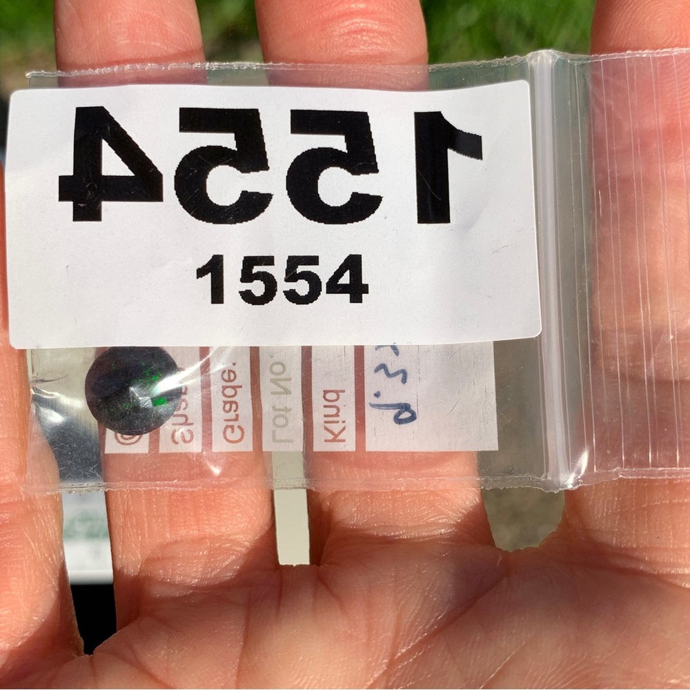 Natural 1.54 Cts Ethiopian Welo Faceted Smoked Opal - Picture 16 of 17